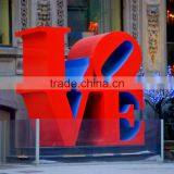 Large Outdoor Sculptures Metal Crafts Robert Indiana Sculpture Love thumbnail-1
