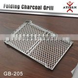 2016 Hot sale X-style folding portable charcoal bbq grill / GB-205