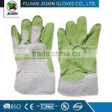 Black White Cotton Back & Cuff Impregnated Working PVC Glove thumbnail-4