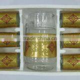 JK003 7pcs Glass Drinking Set With Deco thumbnail-3