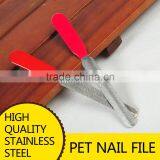 Double Pet/Dog Nail File, Stainless Steel Pet/Dog Cleaning Tool thumbnail-4