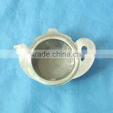 Teapot Shape Stainless Steel Tea Strainer thumbnail-1