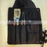 4pcs Wooden Handle Bbq Sets