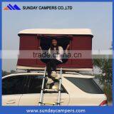 White Fiberglass Pop up Auto Roof Tent Hard Shell Top Roof Tent thumbnail-1