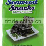 Crispy Roasted Seaweed Laver Nori Snack 10g (0.35oz) x 40packs / Seafood / Seaweed thumbnail-1