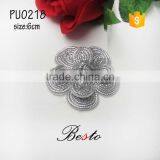 Guangzhou Factory Artificial Leather Flower for the Shoes Decoration thumbnail-1