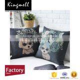 Cute Design Printed Cushion Linen Fabric Sofa/car Seat Cushion Covers thumbnail-2