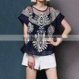 Europe Design Organza Blouse,organza Fabric Types ,best Price Organza Fabric thumbnail-4