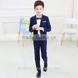 Custom Made High Class All Black Trendy Kids Tuxedo Suit Business Suits for Children thumbnail-3