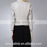 European Style Latest Design Women Sexy Leather Jacket Competitive Price thumbnail-4