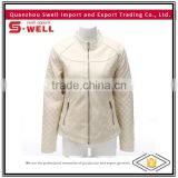 Latest Design Cheap Woman pu Leather Softshell Jacket thumbnail-1