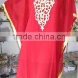 RED Gold Kaftan COVER UP thumbnail-1