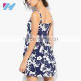 Korean Summer Fashion Apparel Clothes Wholesale Women Sexy Skater Dress thumbnail-4