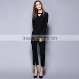 The New Style Two Pieces Women Autumn Casual Suit Blouse & Pant Plus Size Woman Suit thumbnail-2