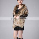 European Fur Overcoat Woolen Cloth Shawl for Women thumbnail-5