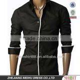 Long Sleeve Slim Fit Men Dress Shirt thumbnail-2