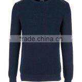 2017 Cotton Design Pullover Crewneck Sweater for Men With Zipper thumbnail-4