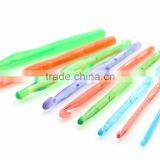 Charmkey Fresh Colorful Needlework Plastic Knitting Set 9pcs Corchet Hook Set Price Cheap thumbnail-2
