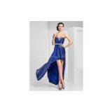 Sheath/Column Sweetheart Asymmetrical Short/Mini Sequined Sequin Prom Dresses thumbnail-1