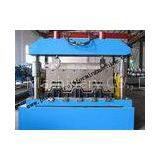 Galvanized Floor Deck Roll Forming Machine , PLC Trapezoidal Sheet Roll Forming Machinary