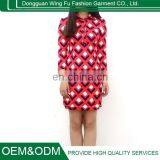 High End Retro Printing Big Lapels Knitted Cotton Dress Temperament Slim Casual Dresses thumbnail-3