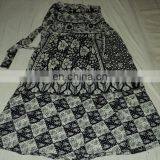 BLACK WHITE PRINTED LONG SKIRTS Indian thumbnail-4