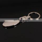 Oval Rotating Metal Keychain Custom Logo Keychain thumbnail-3