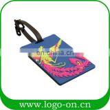 Factory Wholesale Custom New Design Standard Size PVC Sublimation Blank Luggage Tag Parts thumbnail-3