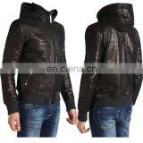 Handsome Fashion, Python Short Paragraph Leather Motorcycle Jacket Man Leather Jacket,leather Jacket Price thumbnail-1