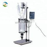 5L Lab Vacuum Distillation Hydrolysis Stirring Glass Reactor