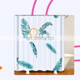 i@home 3d digital leaves water repellent shower curtain printing 180cm x 180cm polyester