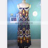 Factory Direct Summer Flower Mom Girl Long Maxi Dress Mother Daughter Matching Dress thumbnail-5