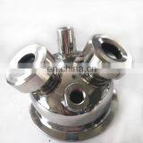 Санитарная полусферическая крышка с смотровым стеклом и штуцером типа MNPT с ключевым соединением для экстрактора бутана thumbnail-4