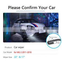 for MG 3 2011 2012 2013 2014 2015 2016 2017 2018 Car Wiper Blades Front Winshiled Windscreen Wipers Accessories Stickers for MG3 thumbnail-2