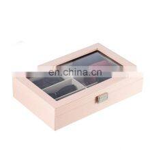 Fashionable Custom Unfinished Simple Useful Wood Tie Gift Storage Boxes thumbnail-4