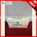 Best Alibabab Manufacturing Smart Design Custom Full Color Printing 6ft 8ft Trade Show Fabric Table Cloth