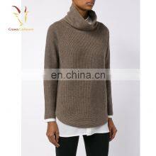 Turtleneck 7GG Winter Thick Cashmere Pullover Sweater for Lady thumbnail-2