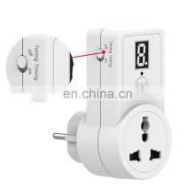 Digital Countdown Timer Switch Universal Socket Plug-in Time Control Phone Battery Electric Car Charge Electric EU Plug 10A thumbnail-2