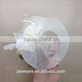 2015 New Coming Fashion Bridal Fascinator Flower HairBand With Feather