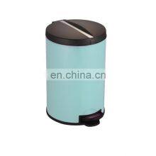Colorful Waste Bins 3L 5L 12L Metal Waste Bin Bathtoom Kitchen Bedroom Office Trash Bin thumbnail-1