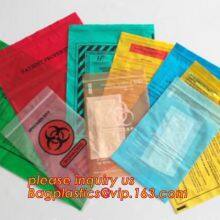 Biohazard Specimen Bags,Zip Specimen Transport Bag, Tear Off Pouch Bags, Attached Document Pouch. Printed Transport Bags thumbnail-4