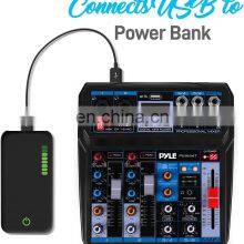 Professional Wireless DJ Audio Mixer - 6-Channel BT Compatible DJ Control thumbnail-2