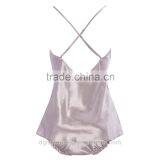 2015Sexy Women Satin Lace Sleepwear Lingerie Nightdress One-piece Pajamas thumbnail-3