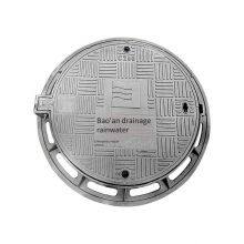 Lubao Manufacturer of Ductile Iron Round Manhole Covers 1000*1150 for Municipal Roads C250 Rain and Sewage on the Road thumbnail-5