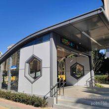 Grid Tube Truss Roof and Canopy for School Gymnasiums and Stations. 0.9mm Standing Seam Aluminum-magnesium-manganese Alloy Panel Roofing System. Numerous Cases in South China. Free Detailed Design. thumbnail-1