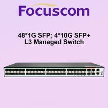 Focuslink S5630-48SF4SX L3 Managed Gigabit Fiber Switch, 48-Port SFP and 4-Port 10G SFP+ Uplink, Enterprise-Level High-Performance Access Switch thumbnail-1