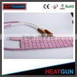 CUSTOMIZED HIGH QUALITY INDUSTRIAL FLEXIBLE CERAMIC HEATER PAD thumbnail-5