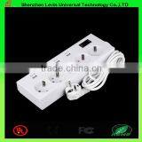 Manufacturer CE Cheap Extension Power Plug 6Gang 4 Port USB Multi Socket European