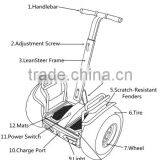 2016 2 Wheel Self Balancing Pink Electric Scooter With Import Battery thumbnail-5