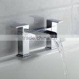 Big Discount Good Quality Double Handle Waterfall Brass Body CE Certification Mixer Tap thumbnail-2
